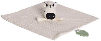 Tikiri doudou zèbre coton bio jouet bébé-3