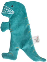 Tikiri jouet crépitant T-Rex - coton bio et caoutchouc naturel