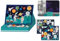 Petit Collage jouet magnétique espace - jeu éducatif magnétique pour enfants