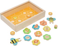 Petit Collage jeu en bois Save the Bees - jouet éducatif