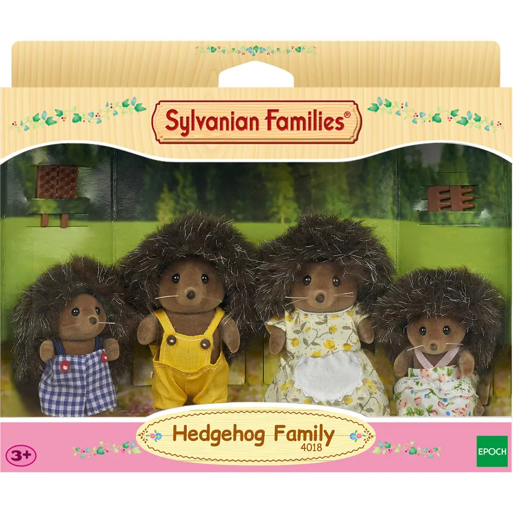 Sylvanian Families Igel Familie Puppenhaus Figuren Set 4018