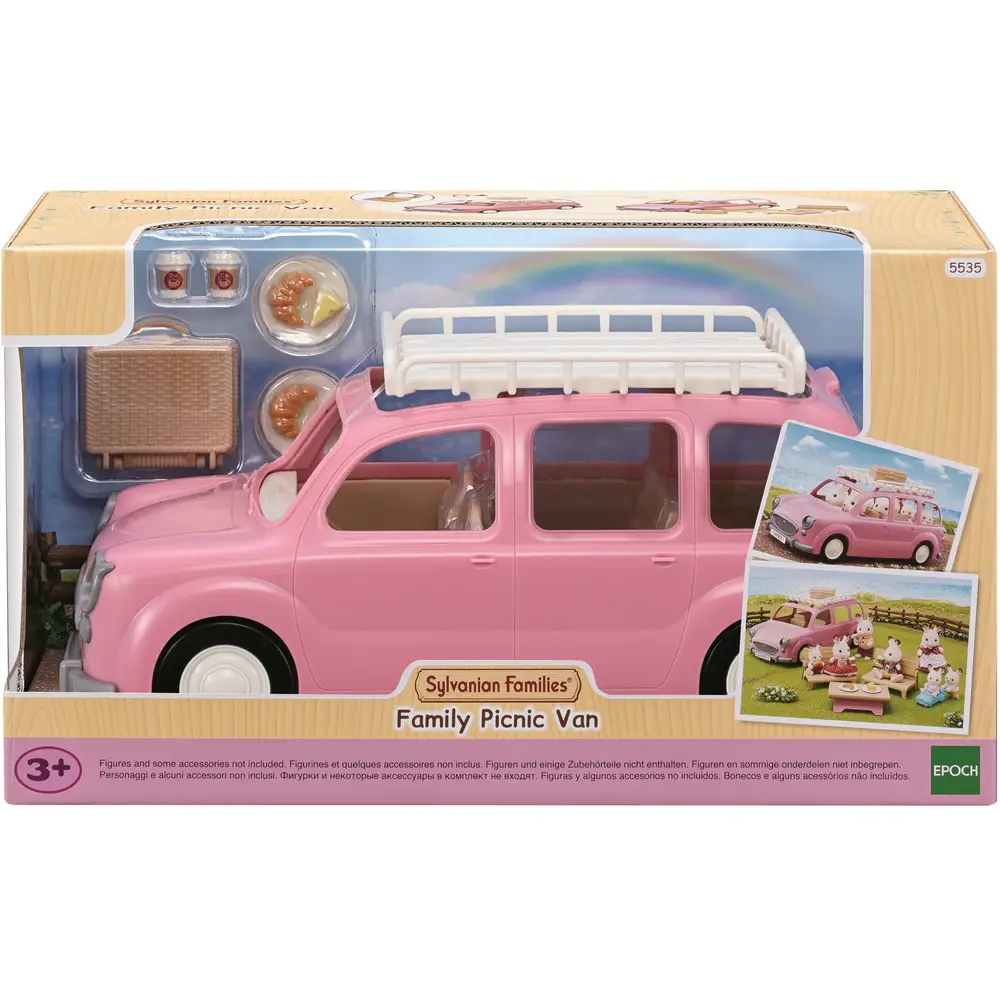 Sylvanian Families Picknickauto Familien-Spielzeug - 8 Sitzplätze