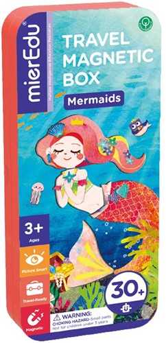 MIEREDU MierEdu – Magnetische Puzzle-Box – Meerjungfrauen