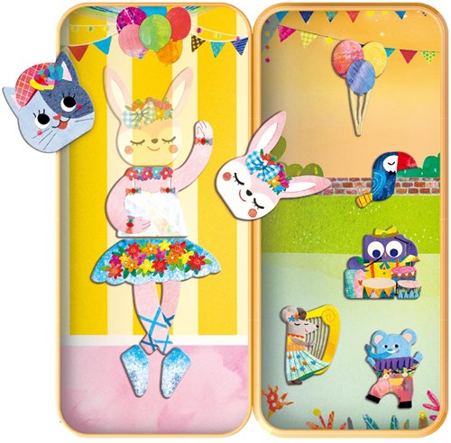 MIEREDU MierEdu - Boîte de puzzle magnétique - Animaux-2
