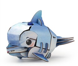 MIEREDU Mieredu - 3D Puzzel Build And Sound - Dolfijn