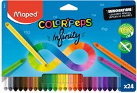 Quantore Maped Color Peps Infinity Buntstifte Set 24 Farben ergonomisch