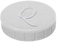 Quantore Magnet weiß 32mm - starker Magnet für Büro und Schule