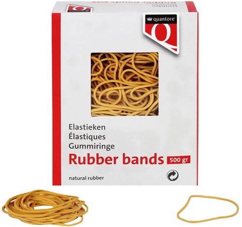 Quantore Gummiband braun 150x1,5x1mm 500g nachhaltiger Gummi-2
