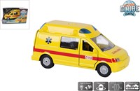 Kids GLOBE Rettungswagen Spielzeugauto Die Cast mit Licht und Sound 13cm