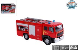 Kids GLOBE camion de pompier jouet die cast lumière son 13cm