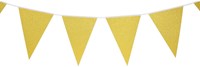 Girlande gold Partydekoration 6 Meter Glitzer Geburtstagsgirlande-2