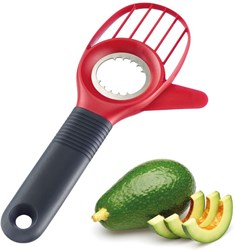 Westmark Avocado Schneider 3 in 1 Küchenhelfer BPA-frei und spülmaschinenfest