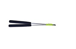 Eureka Aluminium Diabolo Stäbe Schwarz - 32,5 cm - Spielspaß