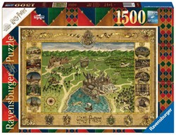 Ravensburger Casse-tête 1500 pièces La carte de Poudlard