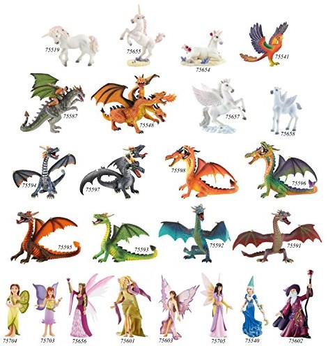 BULLYLAND - DRAGON DOUBLE-HEADED BLACK 75597-2