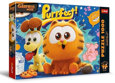 Trefl Puzzle Garfield 1000 Teile - Premium Plus Qualität - Cartoon