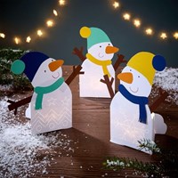 HABA Knutselset - Eerste prikpret Sneeuwman