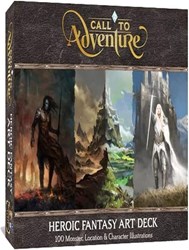 Asmodee Kartenspiel Heroic Fantasy Art Deck für abenteuerliche Geschichten