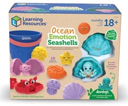 Learning Resources jouet éducatif Ocean Emotion Seashells set