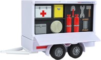 Kids GLOBE Volkswagen Spielzeug Krankenwagen mit Anhänger Diecast-3