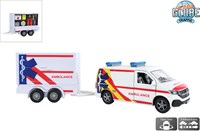 Kids GLOBE Volkswagen Spielzeug Krankenwagen mit Anhänger Diecast