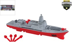 Mission Control marineschip met schietfunctie 24cm