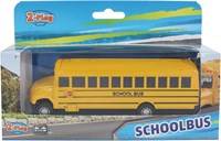 2-Play amerikanischer Schulbus Spielzeugbus - Die-Cast Pull Back 14cm-3