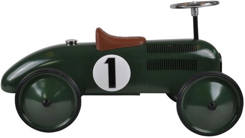 Goki porteur rétro vert - voiture en métal pour enfants-2