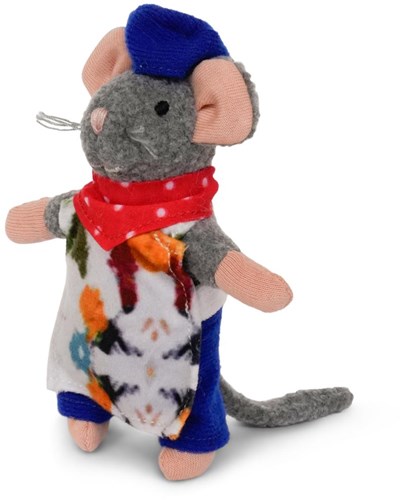 Het Muizenhuis Kuschelmaus Künstler - Puppenmaler 12 cm Spielzeug-2