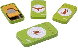 Goki jouet insecte clic clac - lot de 6 jouets en métal colorés