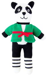 Knuffel gebreid panda Fu 36 cm