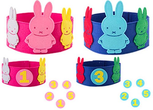Mercis couronne d'anniversaire Miffy avec chiffres interchangeables accessoire-2