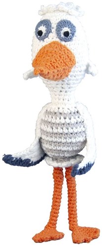 Knuffel gehaakt Fabeltjeskrant Juffrouw Ooievaar