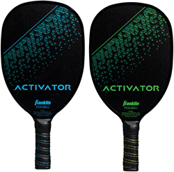 Franklin raquette de pickleball en bois noir/bleu - jouet sportif durable