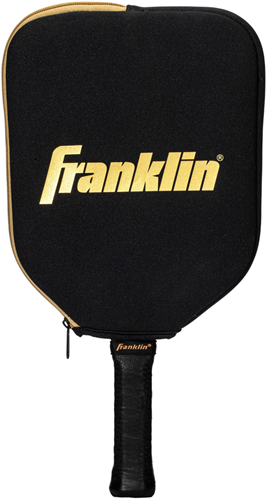 Franklin housse de protection raquette pickleball noir or - étui néoprène universel
