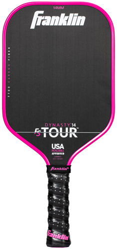 Franklin Pickleball Paddle - FS Tour Dynasty Rose 14mm - Fibre de Carbone