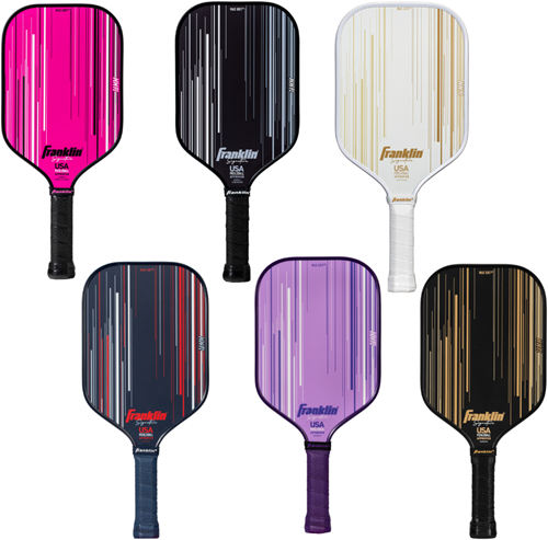 Franklin Raquette Pickleball Signature Pro Series bleu 13mm MaxGrit