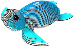 Eugy 3D Puzzle Schildkröte - nachhaltiges Bastelset Tierfigur