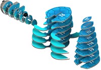 Eugy 3D Puzzle Schildkröte - nachhaltiges Bastelset Tierfigur-3