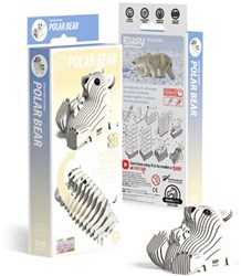Eugy puzzle 3D - Ours polaire - Kit créatif en carton