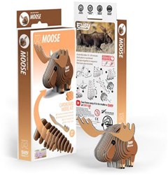 Eugy puzzle 3D - Élan - jouet créatif animalier écologique