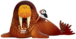Eugy puzzle 3D - Kit créatif morse en carton pour enfants