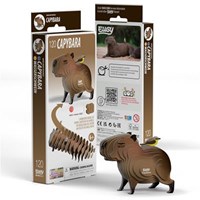 Eugy 3D Puzzle - Capybara Bastelset aus Karton Spielzeug-2
