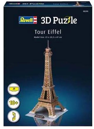 Revell 3D Puzzle Bausatz Eiffelturm - 39 Teile
