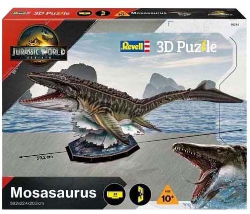 Revell 3D Puzzle Jurassic World Mosasaurus Bausatz 83-teilig