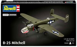 Revell Modellbausatz B-25 Mitchell Flugzeug Maßstab 1/72 44-teilig