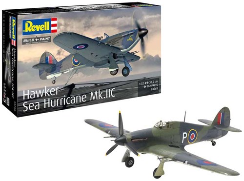 Revell Modellbausatz Flugzeug Hawker Sea Hurricane Mk.IIC Maßstab 1:32-3