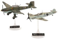 Revell kit de modélisme avion Messerschmitt Bf109E Junkers Ju87B 1:144-2
