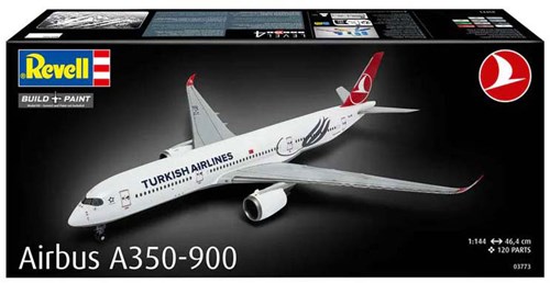 Revell Modellbausatz Flugzeug Airbus A350-900 Turkish Airlines 1:144