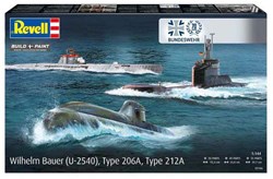 Revell Modellbau U-Boote - 70 Jahre Bundeswehr Jubiläumsedition 1:144
